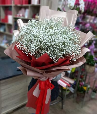 Букет цветов из: Гипсофила в Мончегорске