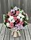 Букет цветов из: Альстромерии, Гвоздики, Розы и Хризантемы в Мончегорске