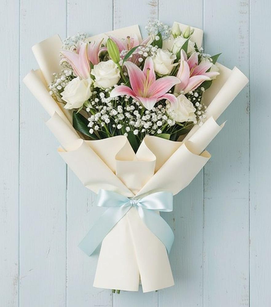 Букет цветов из: Лилии в Мончегорске