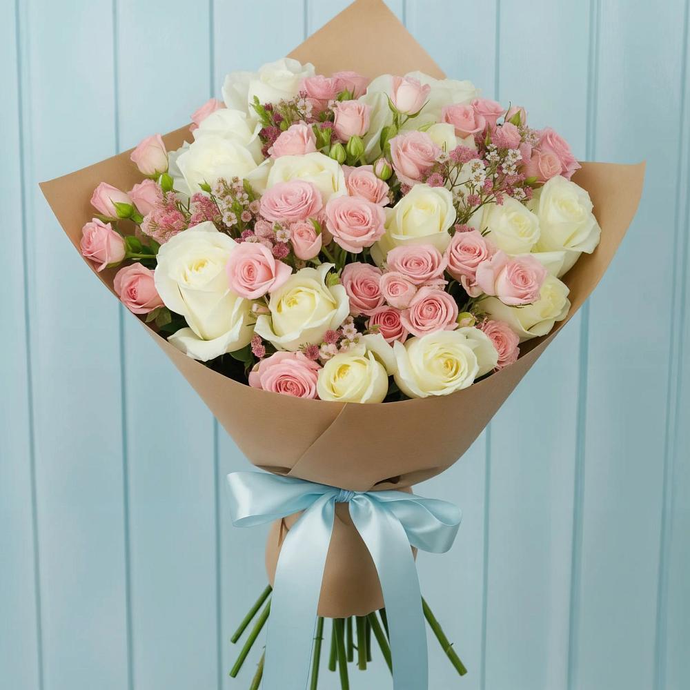 Букет цветов из: Розы в Мончегорске