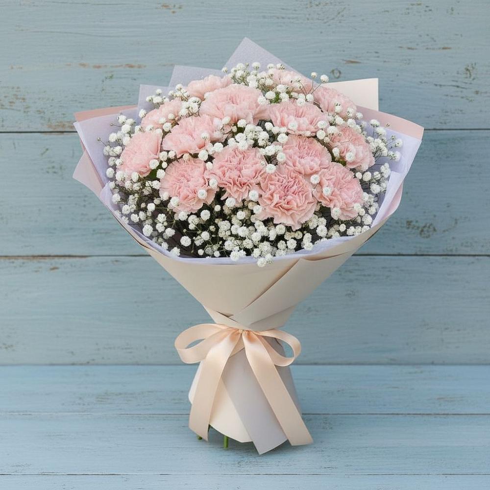 Букет цветов из: Гвоздики в Мончегорске