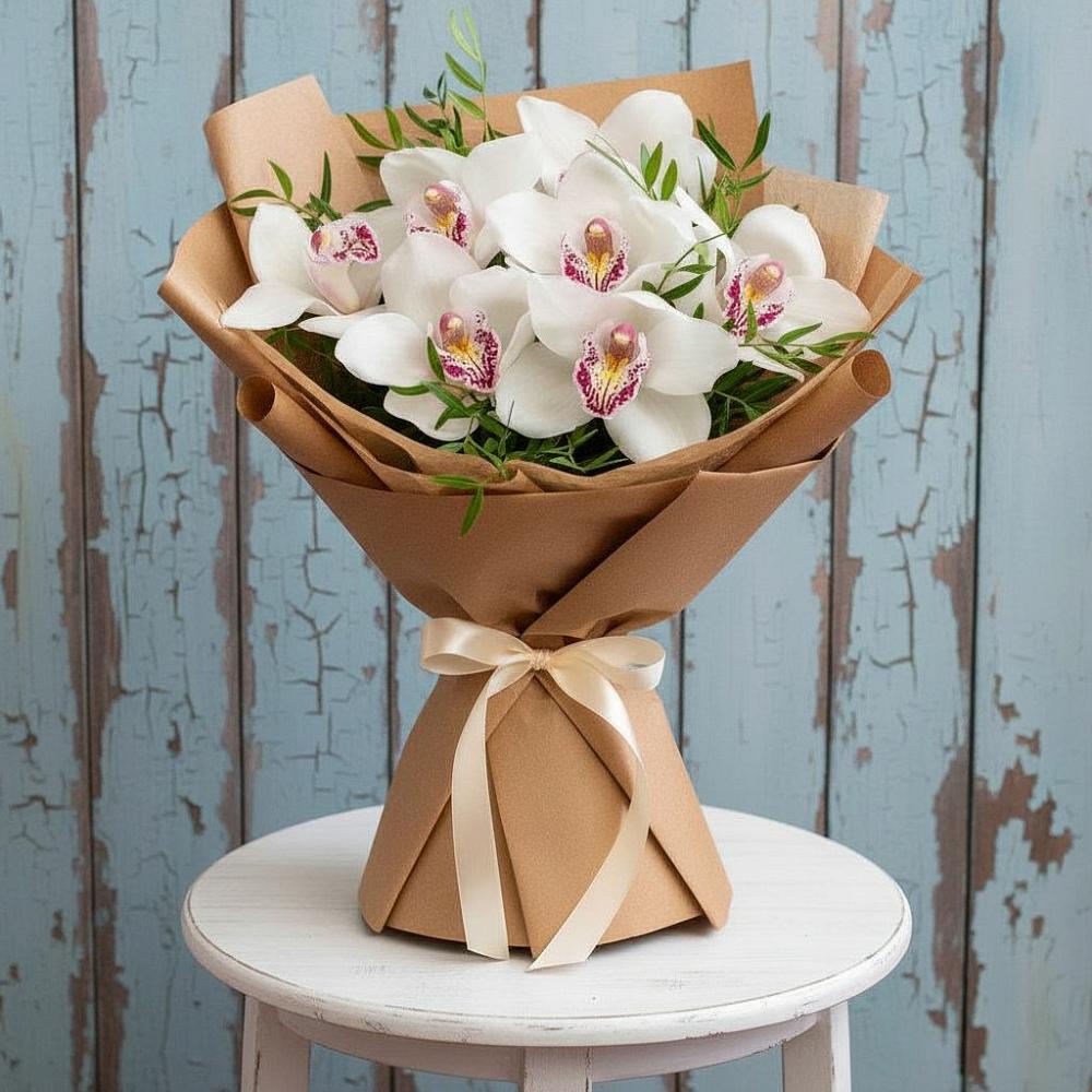 Букет цветов из: Орхидеи и Розы в Мончегорске