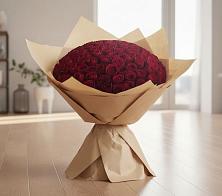 Букет 101 Красная роза в Мончегорске