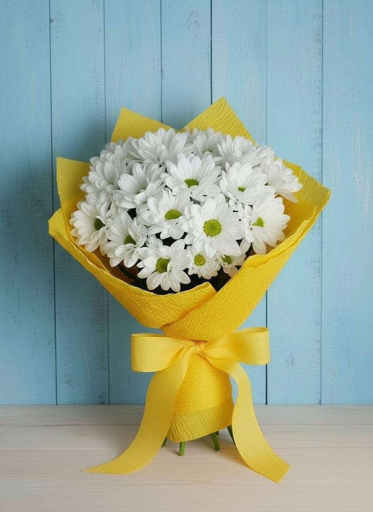 Букет цветов из: Хризантемы в Мончегорске