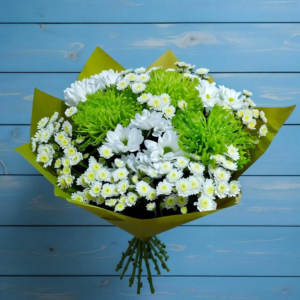Букет цветов из: Хризантемы в Мончегорске