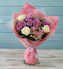 Букет цветов из:  Герберы в Мончегорске