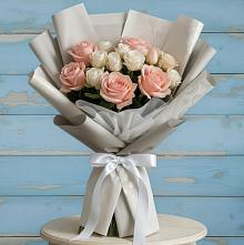 Букет цветов из:  Розы в Мончегорске