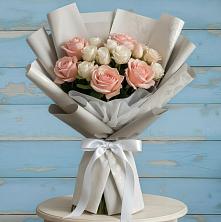 Букет цветов из:  Розы в Мончегорске