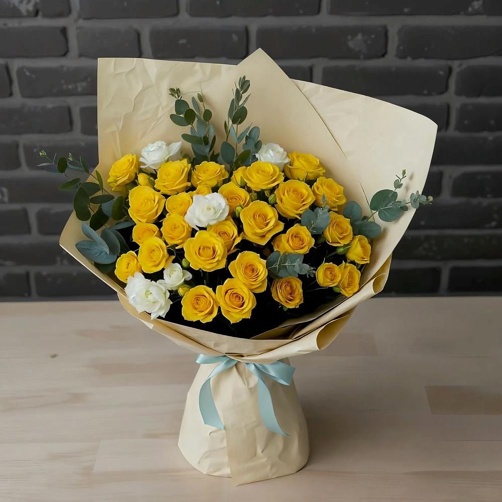 Букет цветов из: Розы в Мончегорске